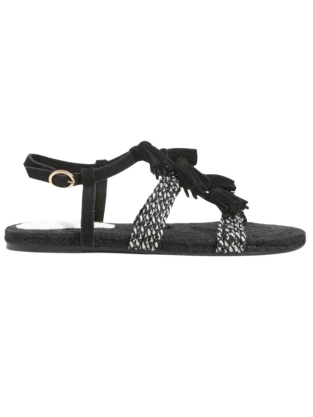 Anthropologie Fringed Rope Sandals NWT